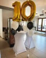 Balon foliowy cyfra 1 złoty 92cm 1szt