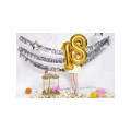Balon foliowy cyfra 8 złoty 92 cm