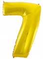 Balon foliowy B&amp;C Cyfra 7 złota 92 cm