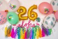 Balon foliowy B&amp;C Cyfra 7 złota 92 cm
