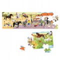 Puzzle CzuCzu 4+ Puzzle panoramiczne 60 elementów Stadnina 491316