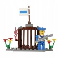 MAŁY ZESTAW KLOCKÓW konstrukcyjnych dla DZIECI 59 elementów PIRAT alleBLOX
