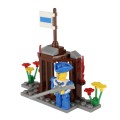 MAŁY ZESTAW KLOCKÓW konstrukcyjnych dla DZIECI 59 elementów PIRAT alleBLOX
