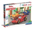 Puzzle Clementoni 24 maxi super kolor Mickey Mouse SUPER PREZENT