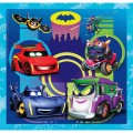 Puzzle Clementoni 3x48el SuperColor square Batwheels super zabawa