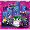 Puzzle Clementoni 3x48el SuperColor square Batwheels super zabawa