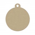 Drewniana bombka medal sklejka zawieszka 5cm 10szt