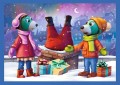 Puzzle 4w1 Rodzina Treflików U Treflików pada śnieg 34657 Trefl Trefliki