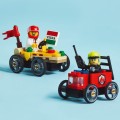 LEGO CITY 60458 Zestaw wyścigówek Pizza kontra wóz strażacki