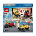LEGO CITY 60458 Zestaw wyścigówek Pizza kontra wóz strażacki