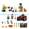 LEGO 60461 CITY Czerwony traktor z przyczepą i owcą