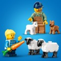 LEGO 60461 CITY Czerwony traktor z przyczepą i owcą