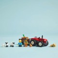 LEGO 60461 CITY Czerwony traktor z przyczepą i owcą