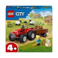 LEGO 60461 CITY Czerwony traktor z przyczepą i owcą