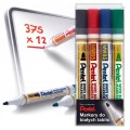 Marker suchościeralny zestaw markerów do tablic różne kolory Pentel 4 szt