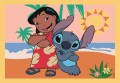 Puzzle Super Color 4w1 Stitch 21745 Clementoni 3+
