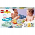 LEGO Duplo 10965 Pierwsza zabawa w kąpieli pływający pociąg ze zwierzątkami