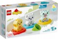 LEGO Duplo 10965 Pierwsza zabawa w kąpieli pływający pociąg ze zwierzątkami