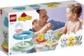 LEGO Duplo 10965 Pierwsza zabawa w kąpieli pływający pociąg ze zwierzątkami