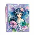 Zestaw z karteczkami Flower Fairy Iris 9292 STNUX fioletowy notes prezent
