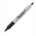 MARKER permanentny DWUSTRONNY 2w1 czarny SHARPIE Twin Tip 1 szt