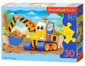Puzzle Castorland 30 elementów Puzzle konturowe Yellow Digger 30