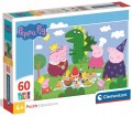 PUZZLE 60 EL ŚWINKA PEPPA CLEMENTONI 26204