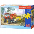 Puzzle Castorland 60 elementów Ładowarka w lesie