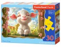 PUZZLE 30 UKŁADANKA WIEŚ FARMA ZAGRODA ZWIERZĘTA ŁADNA KOZA KÓZKA 5+ CASTOR