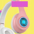 SŁUCHAWKI BLUETOOTH 5.0 Z LED RGB ŚWIECĄCE USZAMI KOTA SŁUCHAWKI Kocie Uszy