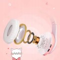 SŁUCHAWKI BLUETOOTH 5.0 Z LED RGB ŚWIECĄCE USZAMI KOTA SŁUCHAWKI Kocie Uszy