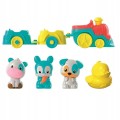 Klocki Clementoni Pociąg farmera 12 m + super prezent dla dziecka