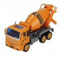 Zestaw 3 Samochodów Budowlanych Spychacz Wywrotka Betoniarka na Roczek