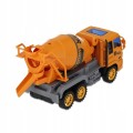 Zestaw 3 Samochodów Budowlanych Spychacz Wywrotka Betoniarka na Roczek