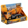 Zestaw 3 Samochodów Budowlanych Spychacz Wywrotka Betoniarka na Roczek