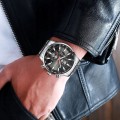 Curren Zegarek męski kwarcowy chronograf datownik stalowy Prezent dla niego