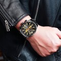 Curren Zegarek męski kwarcowy chronograf datownik stalowy Prezent dla niego