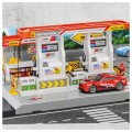 Parking Stacja Benzynowa z akcesoriami auta MEGA CREATIVE prezent urodziny