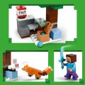 LEGO MINECRAFT 21583 Przygoda Steve’a w tajdze, zestaw +6 lat PREZENT