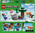 LEGO MINECRAFT 21583 Przygoda Steve’a w tajdze, zestaw +6 lat PREZENT