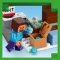 LEGO MINECRAFT 21583 Przygoda Steve’a w tajdze, zestaw +6 lat PREZENT