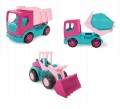 Zestaw 3 aut WADER Tech Truck wywrotka betoniarka spychacz SUPER PREZENT