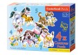 Puzzle Castorland 22 elementów Zwierzęta z dziećmi