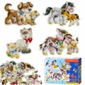 Puzzle Castorland 22 elementów Zwierzęta z dziećmi