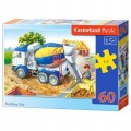 Puzzle 60 el. betoniarka plac budowy Castorland