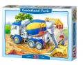 Puzzle 60 el. betoniarka plac budowy Castorland