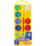 Farby akwarelowe Astra 12 szt. x 30 ml AKWARELE