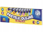 Kredki pastelowe pastele olejne Astra 24szt szkoła