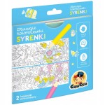 Dłuuugie kolorowanki Syrenki CZUCZU