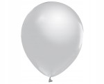Balony metaliczne Srebrne DUŻE 10 szt URODZINY